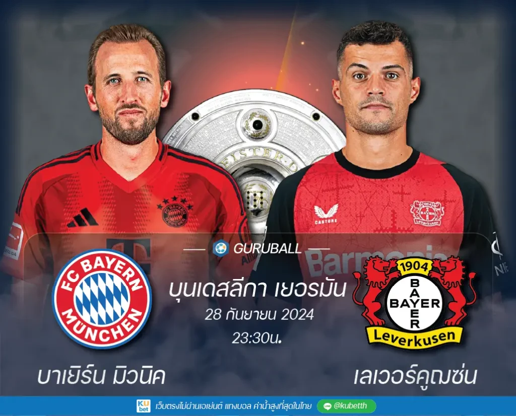 บาเยิร์น มิวนิค vs ไบเออร์ เลเวอร์คูเซ่น