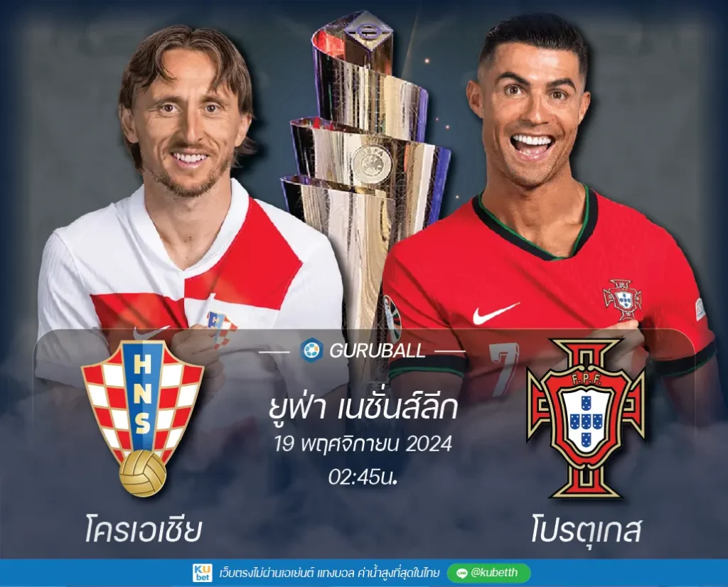 วิเคราะห์บอล ยูฟ่า เนชั่นส์ลีก: โครเอเชีย vs โปรตุเกส