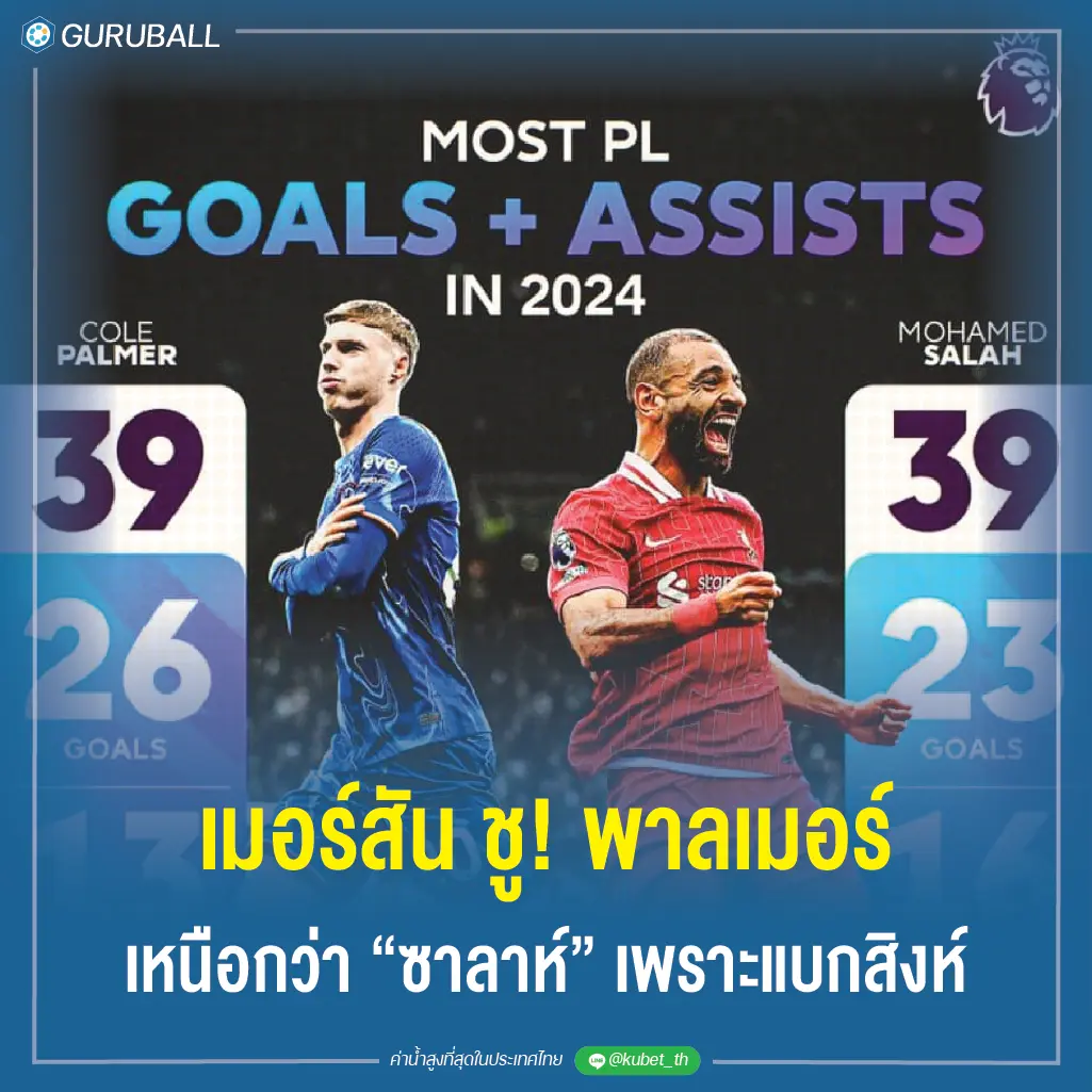 เมอร์สัน ชู! พาลเมอร์ เหนือกว่า ซาลาห์ เพราะแบกสิงห์