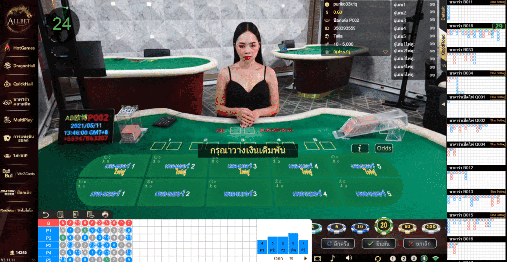 Allbet Casino ครบวงจร มีให้เลือกเล่นหลากหลาย